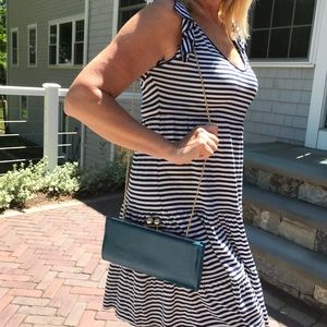 MMS Blue Shoulder Bag/Clutch